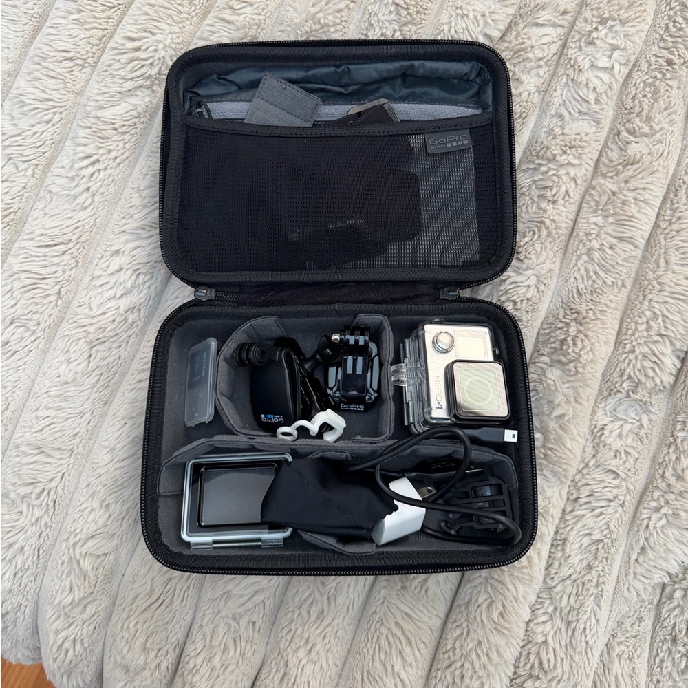 GoPro HERO4 with Accessories - Black and Silver